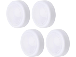Conjunto de 4 Luzes Noturnas Led Suaves, Design Elegante SFUSHOS