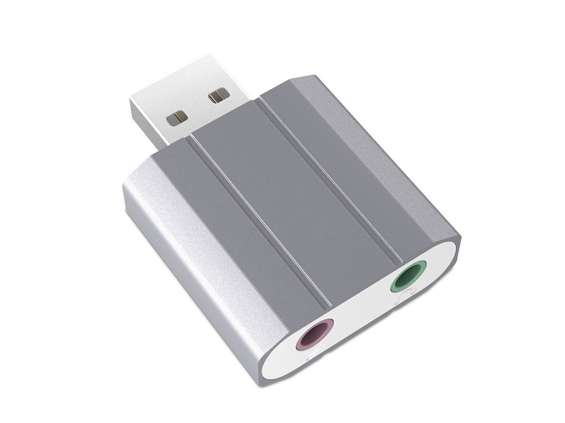 Placa de Som Externa Usb Compatível com Desktops, Laptops e Ps4 EOOCOO (sem Driver, Liquidação)