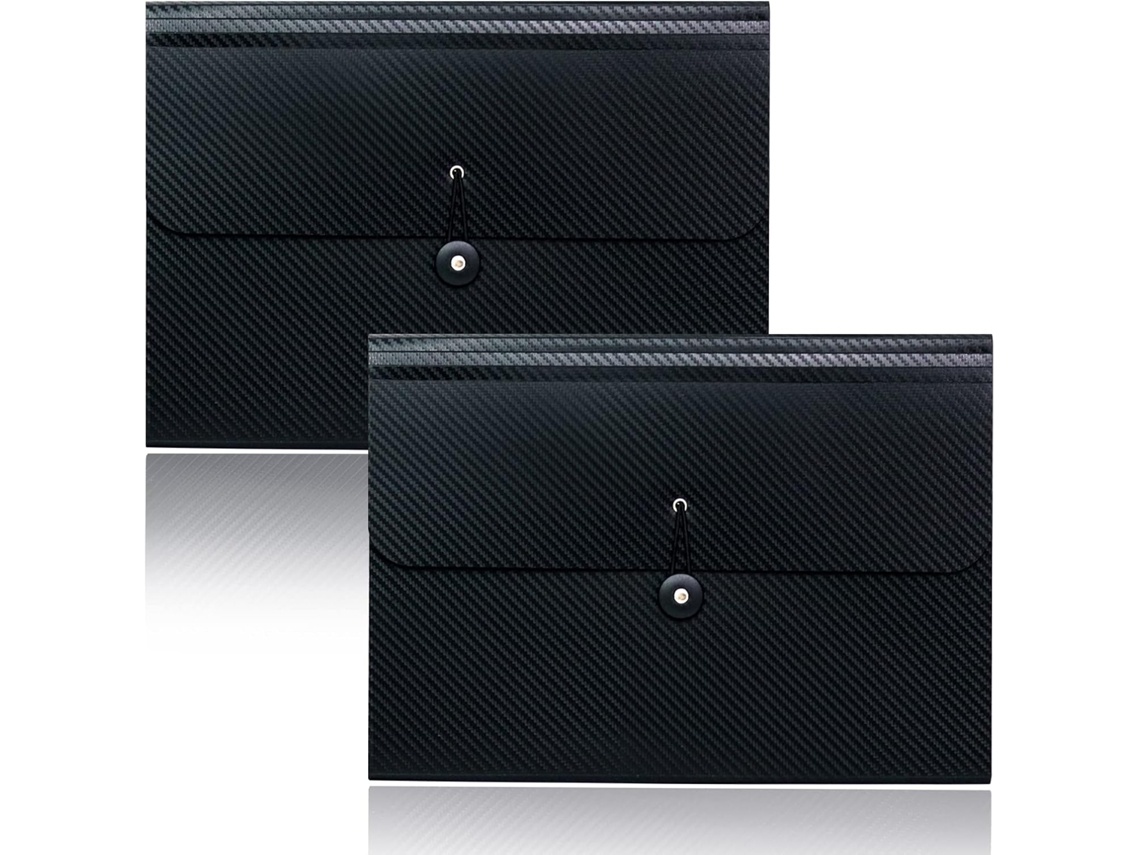 2 Pastas Expansíveis, Bolso para Arquivo de Bolso para Informações da Conferência BRILVIBERA