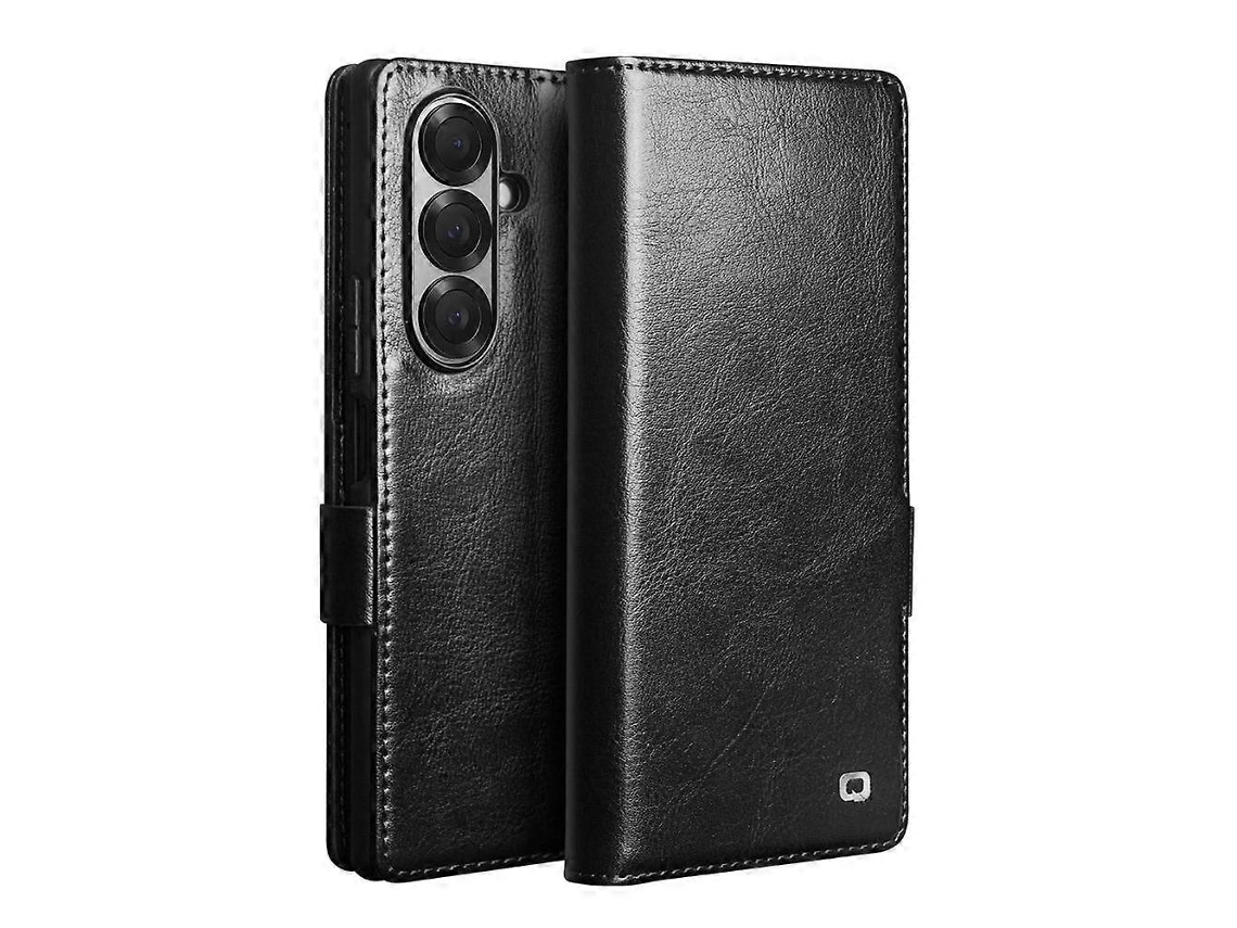 Capa De Couro Qialino Para Samsung Galaxy Z Fold7 5g