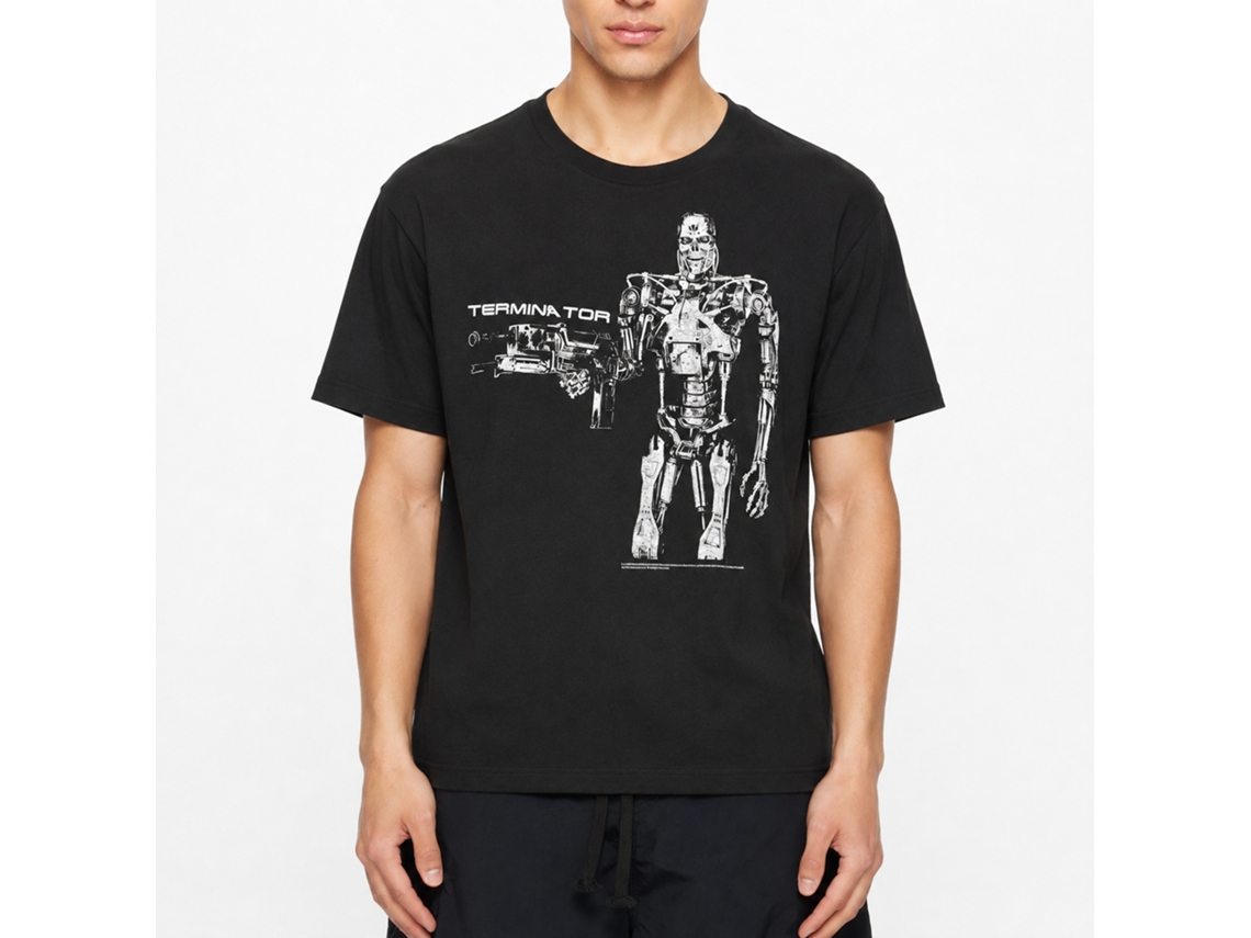 Rockinstone Terminator Boom Black Adult T-shirt Size:xxxl