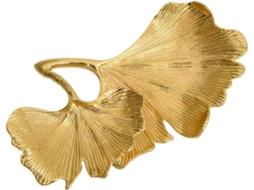Bandeja Decorativa Em Liga De Zinco Dourada Para Joias, Suporte Para Brincos Estável E Elegante.
