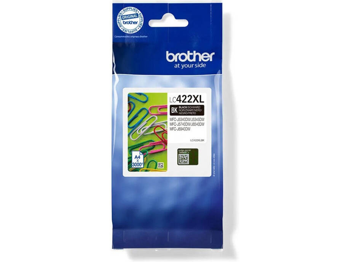 Tinteiro BROTHER XL Preto (LC422XLBK)