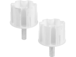 Conjunto De 2 Peças Ferragens Para Toldo Tehaux, Adaptador De Tampa Final Para Toldos Retráteis Quadrados E Redondos