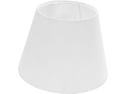 Luminária de Mesa Moderna Branca com Soquete E27 Cm e Acabamento em Tecido. SFUSHOS