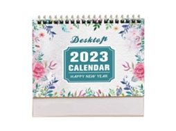 Calendário De Secretária Pequeno 2023, Válido Até Dezembro 2023, Calendário Colorido Mensal, Calendário Vertical 2023