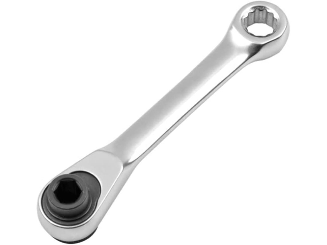 Mini Chave De Encaixe Rápido Duplo 1/4" Com Haste, Fenda E Cabo