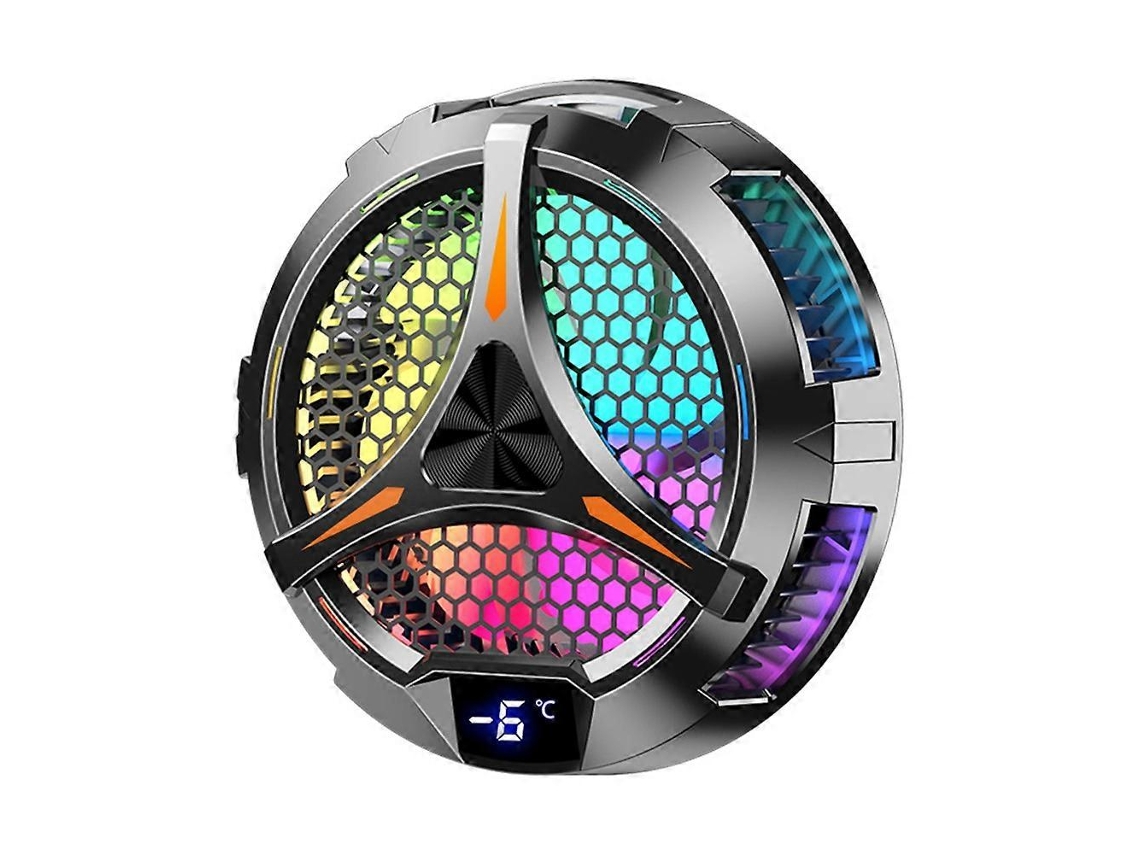 X42 Tablet Radiador Tablet Cooler Rgb Iluminação Colorida 10cm Magnético Semicondutor Cooler Cooler Fan Para Tablet