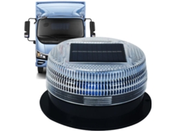 Luz De Advertência Led Solar À Prova D Água Alto Brilho