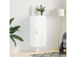 Vidaxl Armário De Parede 34,5x34x90 Cm Derivados De Madeira Branco