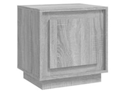 Bedside Cabinet, Bedside Cabinets Vidaxl Cinzeto Madeira Processada (n/a)