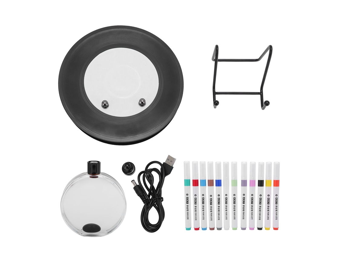 WalshLXQ Dancing Ferrous Fluid Music Visualizer 14.8Wh Potente Decoração de Mesa com 12 Canetas Coloridas