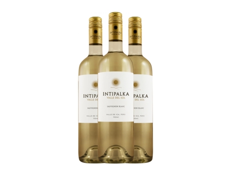 Vinho branco VIÑAS QUEIROLO Intipalka Sauvignon Branca Jovem (0.75 L - 3 Unidades)