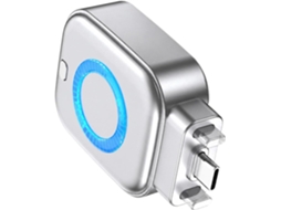 Carregador Usb-c Metálico Compatível Com Carregamento Rápido De 140 W