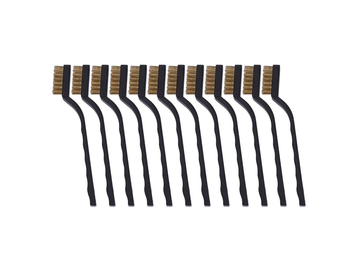 Pincel De Cobre Para Limpeza De Bico Extrusora Impressora 3d Acessórios 12pcs
