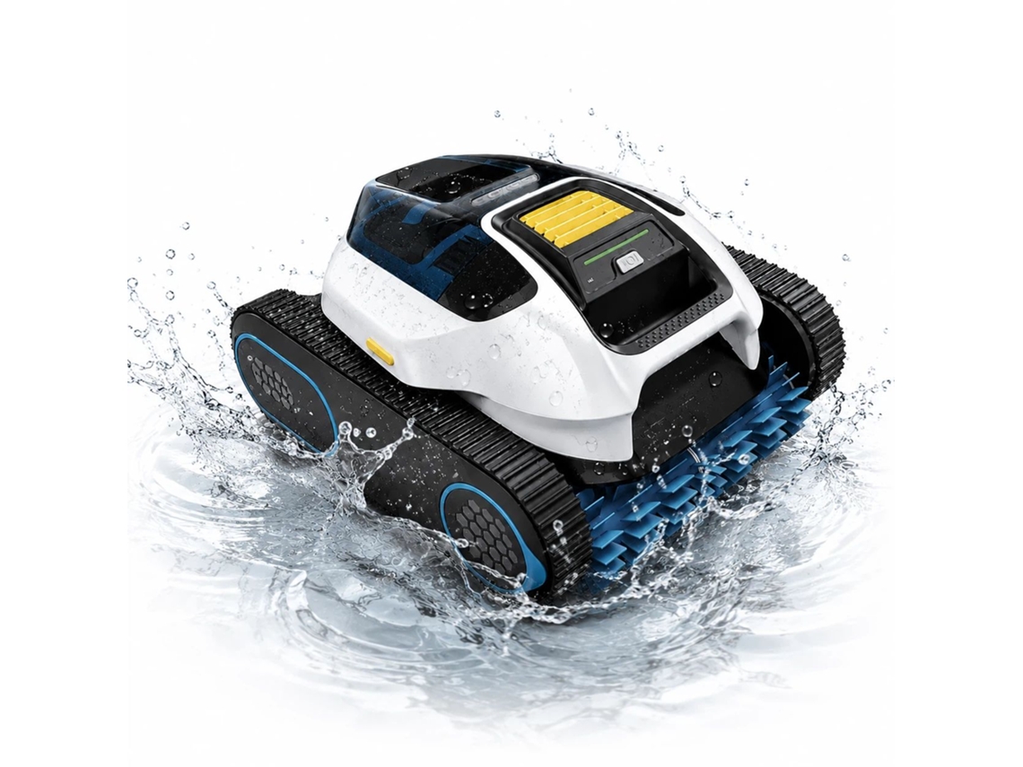Robô De Piscina Spino E1, Sem Fio, Limpa Fundo, Paredes E Linha De Água, Com App, Trajeto Smartarc, Autonomia De 210 Min E 150m²