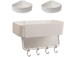 Racks de Armazenamento Multifuncionais para Sala de Perfuração, Cesto Suspenso, Acessórios para Banheiro e Cozinha, Suporte C BRILVIBERA