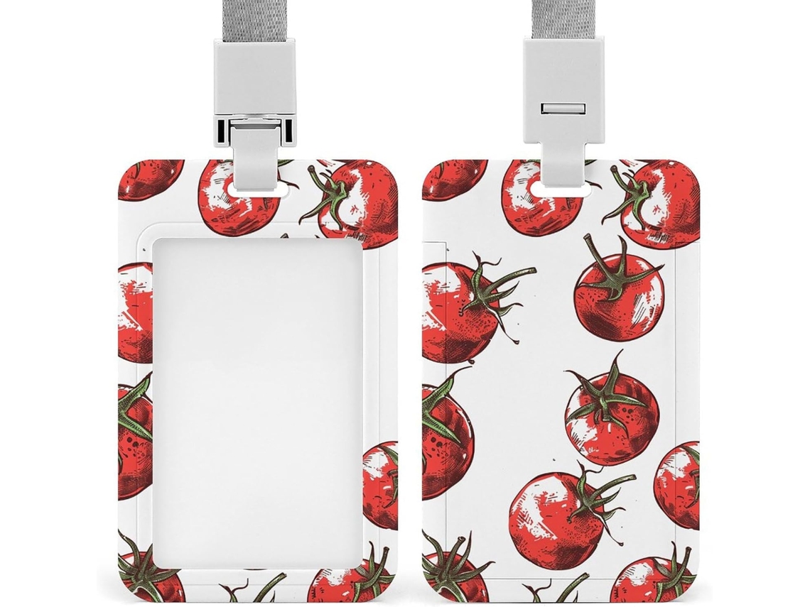 Suporte para Crachá Quadrinhos Estilo, Personalizável, À Prova D'água, Protetor de Crachá, Secretária Funcional