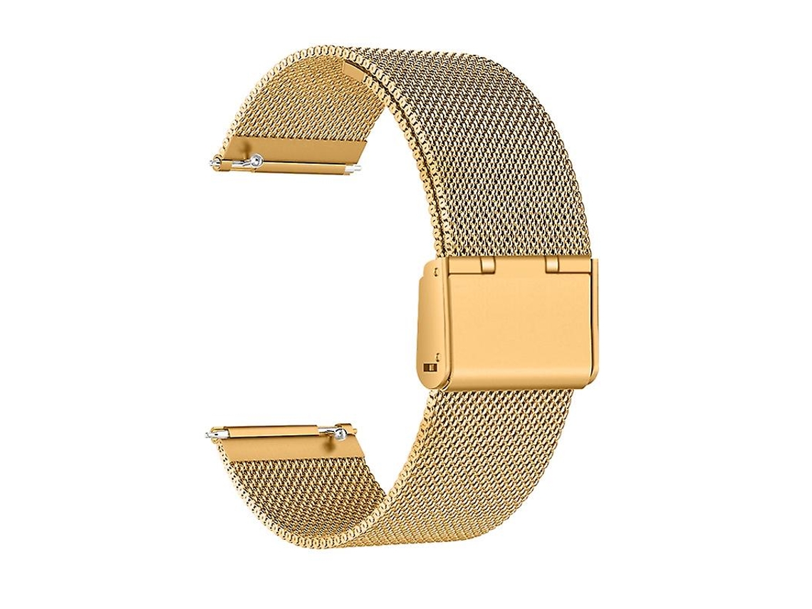 Pulseira de substituição de aço inoxidável com alça milanesa de 22 mm para relógio inteligente Suunto 9 com fivela Ly para bicicleta elétrica