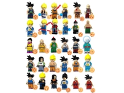 Kit De 30 Peças De Bonecos De Construção Dragon Ball Z Super Saiyajin