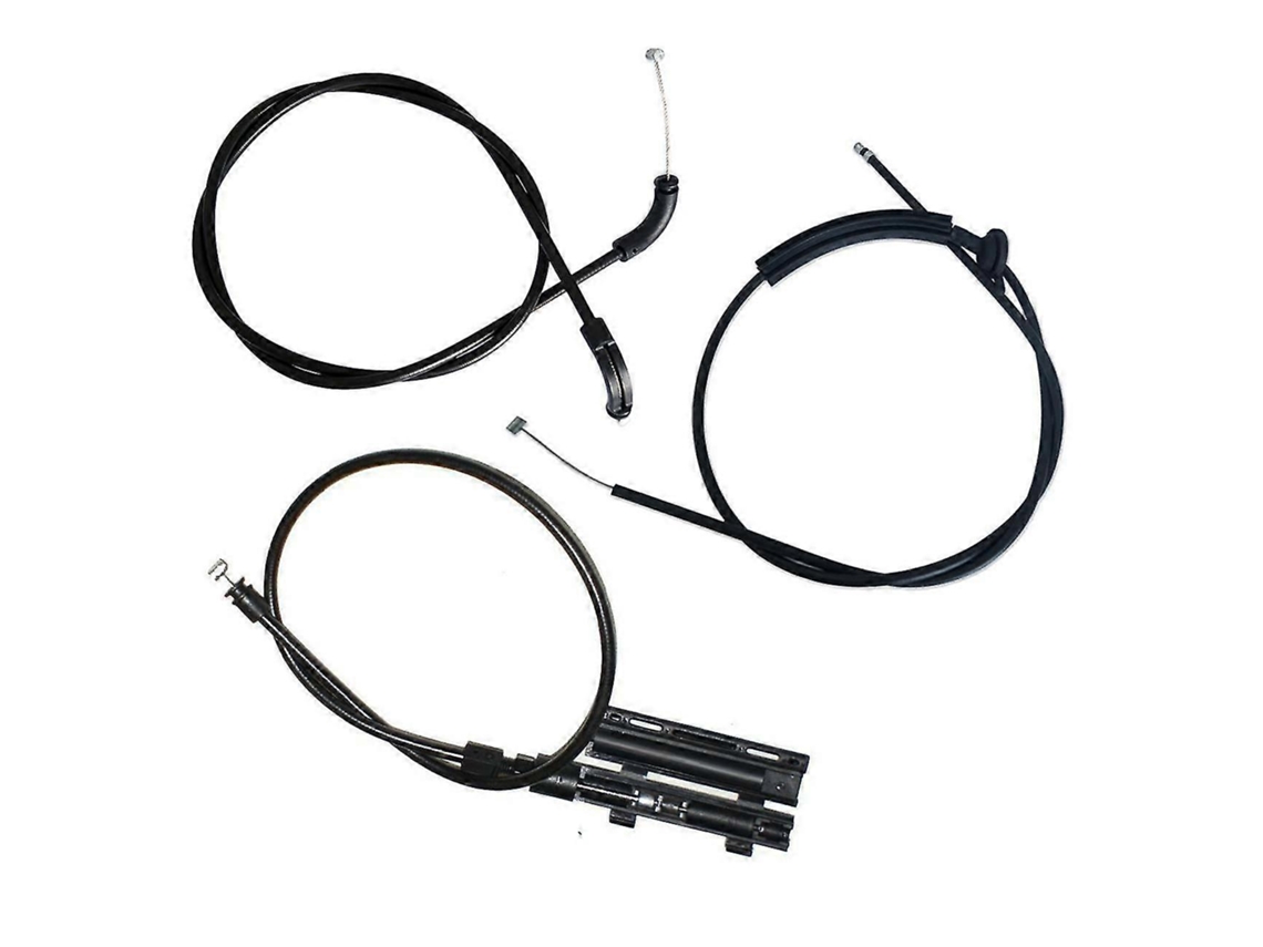 3pcs Conjunto Cabos Liberação Capô Bowden Compatível E65 E66 7er 51237197474