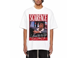 Rockinstone Scarface Movie Even When I Lie White Adult Shirt Size:m