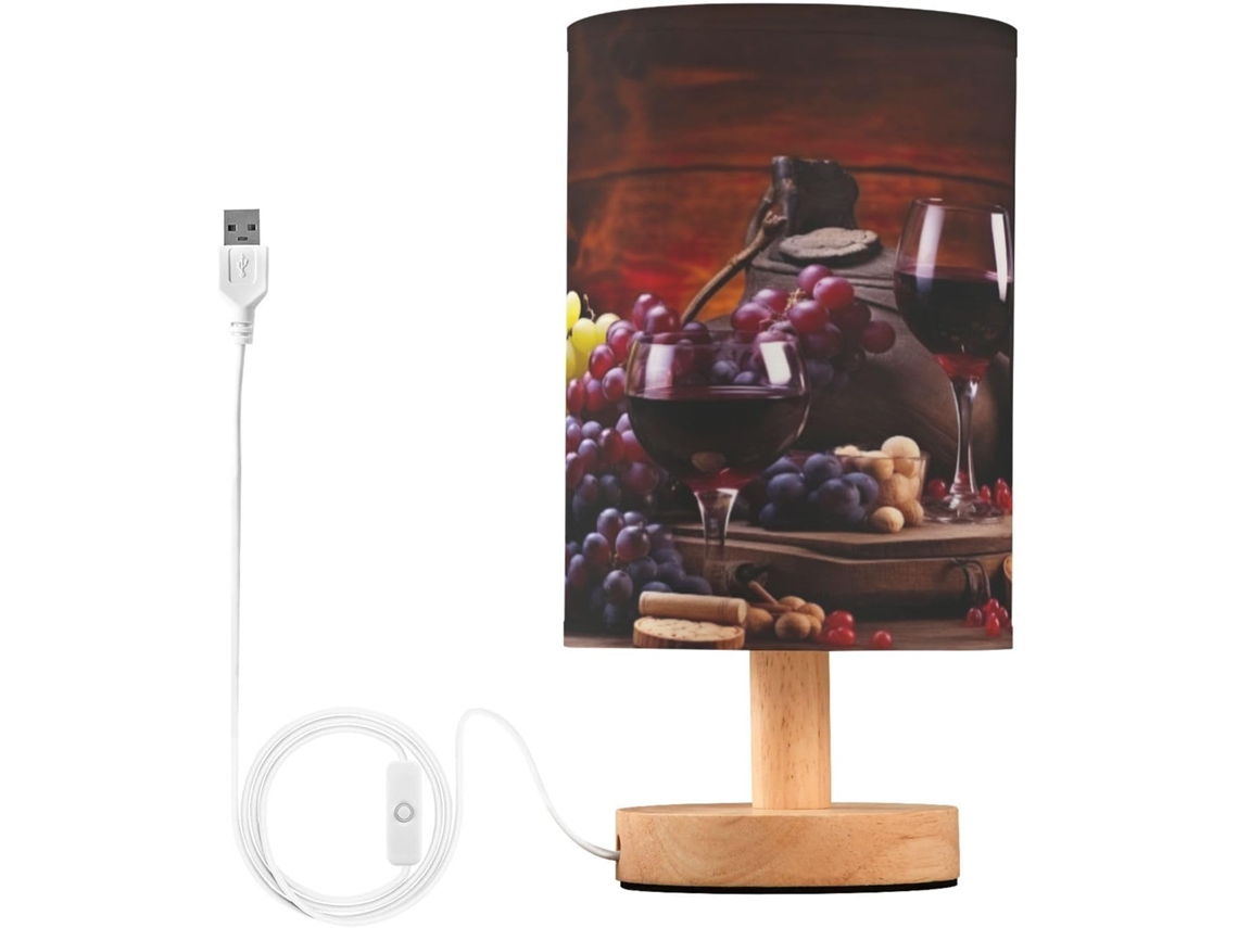 Abajur De Mesa Para Quarto, Pequeno Abajur De Cabeceira Usb, Luminária De Mesa Led Con Cúpula Tecido Para Sala