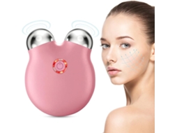 Microcorrente Rolo Para Lifting, Redução De Queixo Duplo E Rugas - Rosa