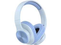Fones De Ouvido Sem Fio Bluetooth 5.3 Intra Auriculares, Com Cancelamento De Ruído Hifi, Microfone Embutido E Design Dobrável Na Cor Azul. Brilvibera