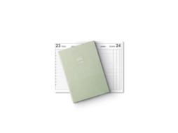 Agenda Micro Spot Firmo 10x16 Diária Verde Oliva 2026