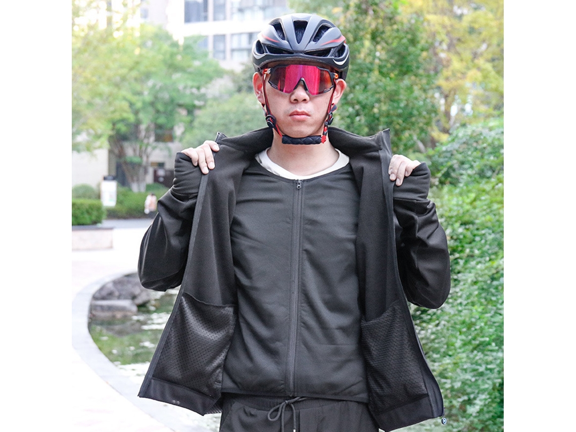 Jaqueta de Ciclismo Reflectiva Impermeável com Capuz Mali