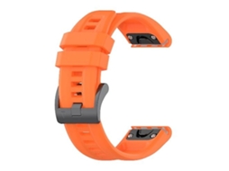 Lurelia Pulseira De Silicone Laranja 22 Mm, Compatível Com Garmin Epix Gen2