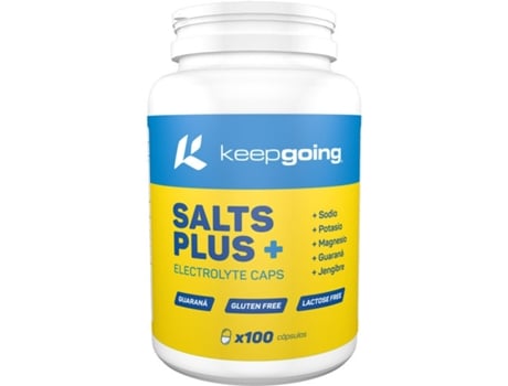 Bebida KEEPGOING Salts Plus Electrolyte & Activation (100 Caps - Cápsulas)