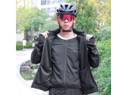 Jaqueta de Ciclismo Reflectiva Impermeável com Capuz Mali