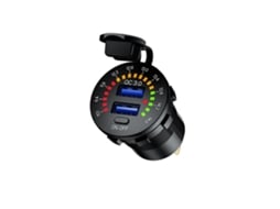 Carregador de Carro 18W Tomada Usb com Interruptor para Carrinho de Golfe de Barco Marinho 12V/24V ALLINLESS