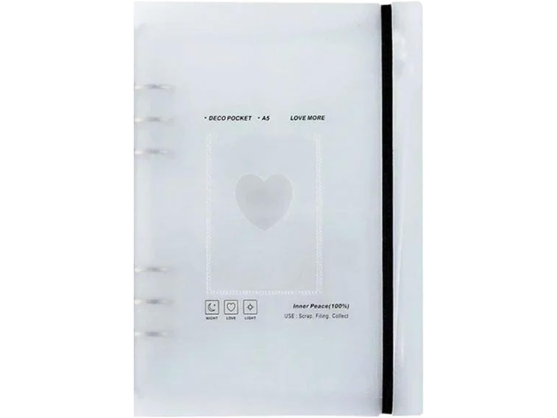 2 Peças Porte - Carte Photo Reliure Porte - Cartes Album Livre 3 Pouces Coeur Carte École Papeterie Classeur