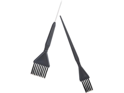 Conjunto De 2 Pincéis Para Coloração Capilar Angooily Com Cerdas Macias Pp E Aço Inoxidável, Ideais Para Uso Doméstico E
