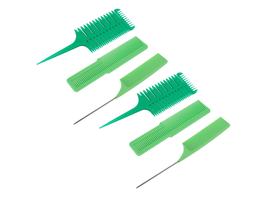 2026 set de Peines Profesionales para Estilismo Y Tinte de Cabello Verde