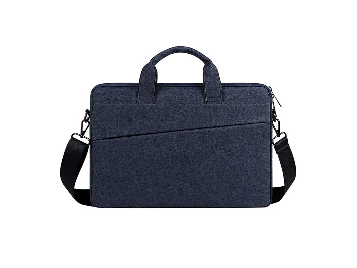 Bolsa Para Computador Portátil 13.3 Polegadas Impermeável Com Interior Macio E Bolso Auxiliar Azul, Para Uso Diário Elysve