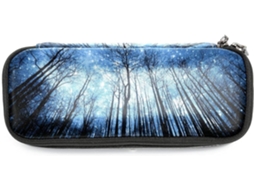 Estojo para lápis com estampa de estrelas, grande capacidade, ideal para escola, mesa, adultos, meninas e meninos.