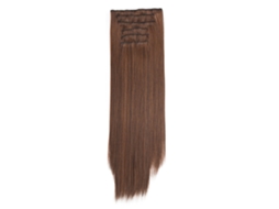 2026 extensiones de Cabelo Clip 6 Peças Retas Longas 60cm Fibra Química Resistente Ao Calor para Uso Diário