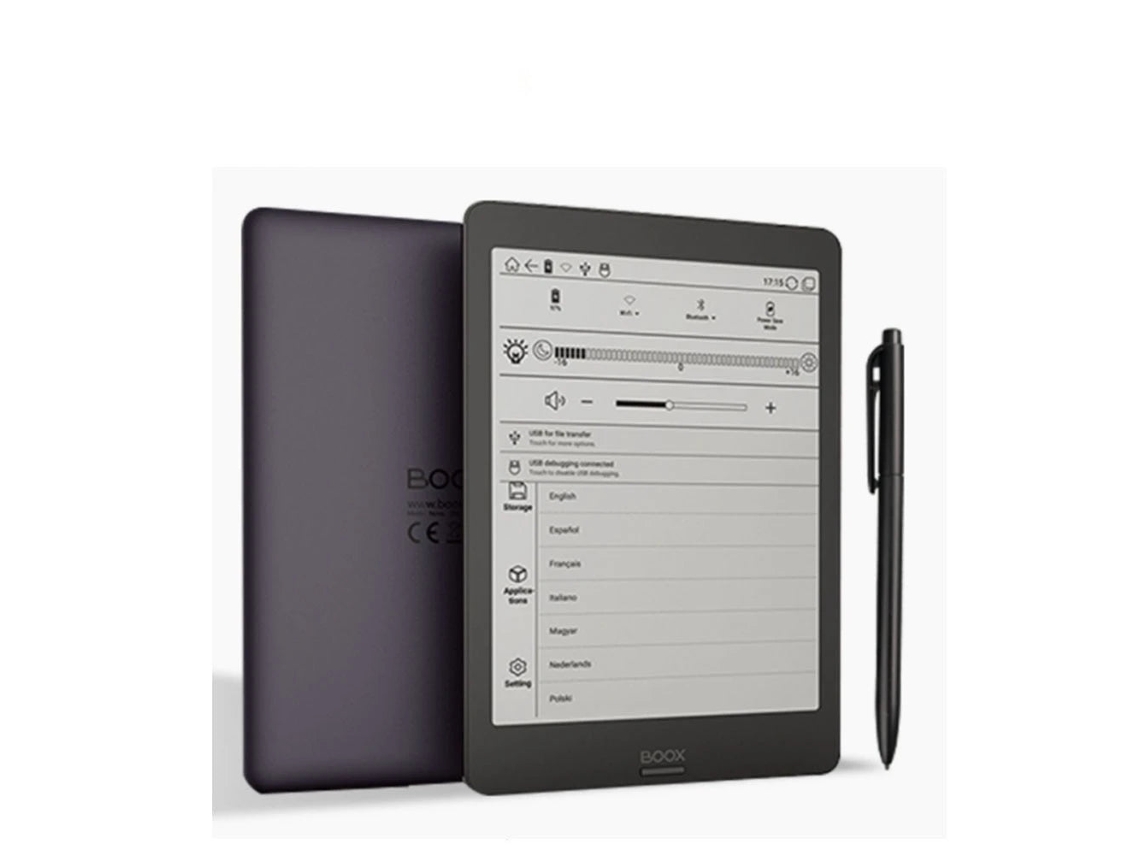 Ebook Reader SLOWMOOSE Onyx Boox Nova Epaper Eink Tablet Luz Frontal