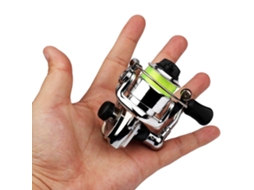 Molinete de Pesca Pequeno em Liga de Alumínio Pocket