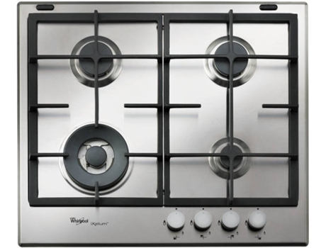 Placa de Gás WHIRLPOOL GMA 6422/IXL (Gás Butano-Propano - 59 cm - Inox)