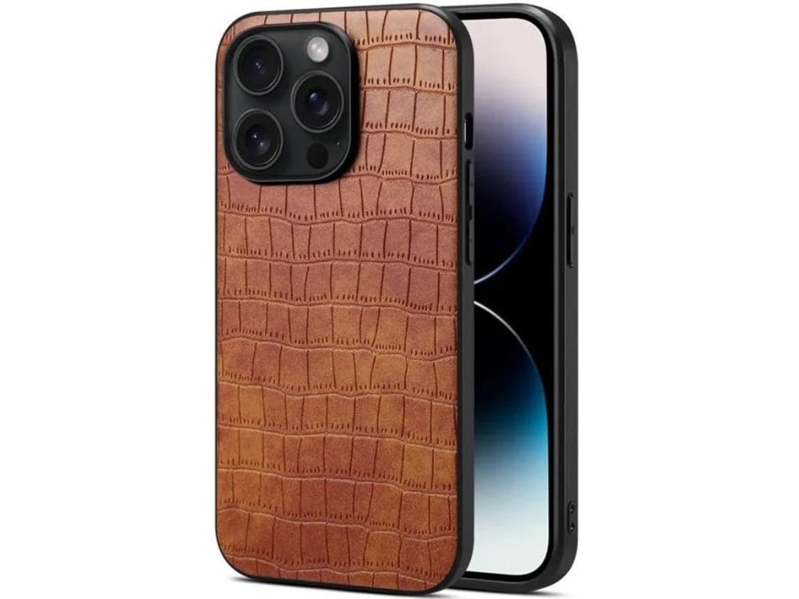 Capa Textura Crocodilo para VEANXIN Castanho