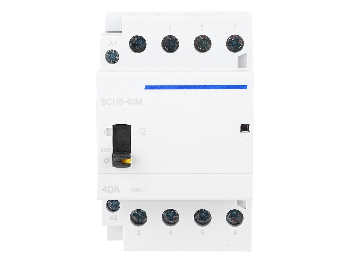 Contato AC Veloriskku 2p 32A com Controle Manual 230V para Edifícios