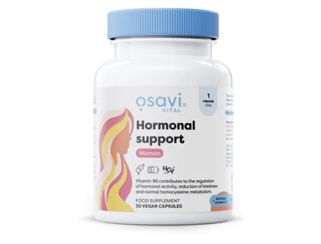 Hormonal Support Woman 30 Cápsulas Vegan Osavi