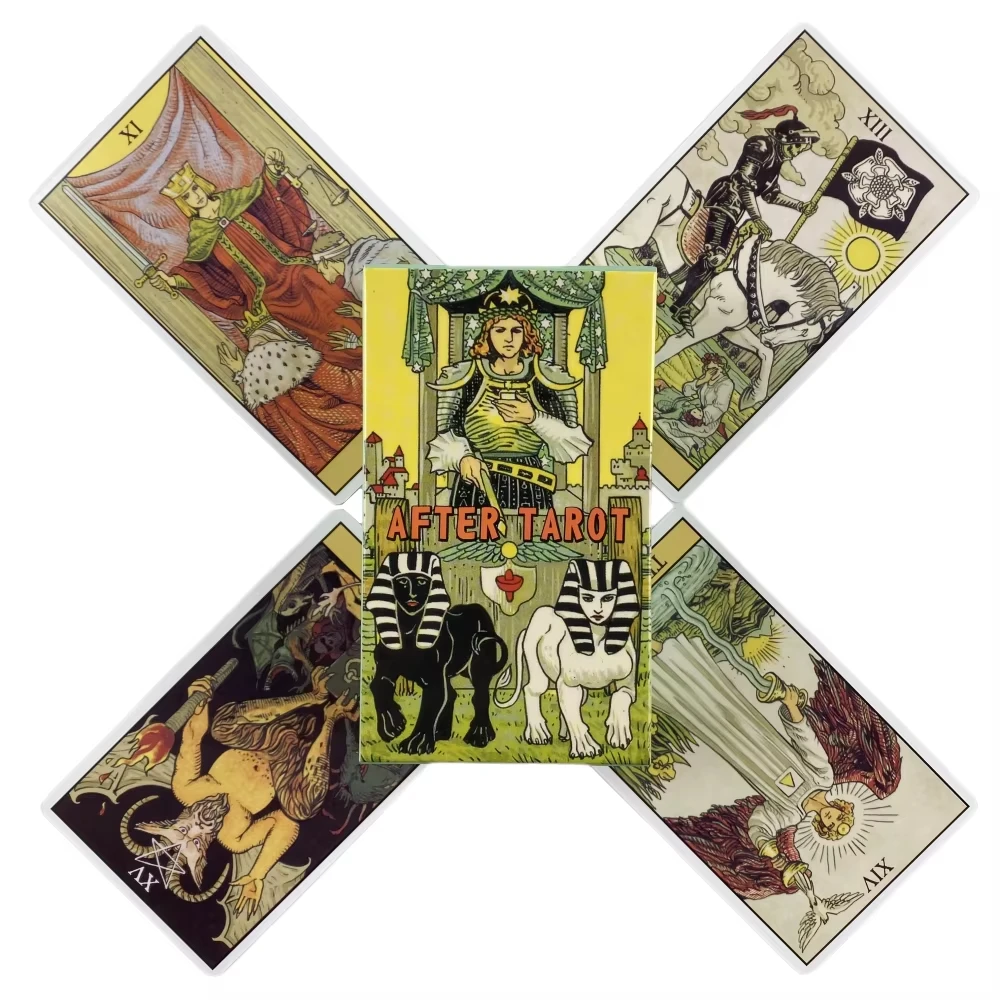 Baralho De Tarot Cavaleiros Com 78 Cartas - Cartas Oráculo (versão Em Inglês) - Edição De Adivinhação