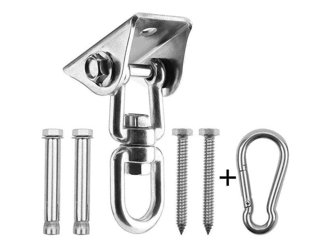 Kit de Colgante de Hamaca com Capacidade 1000 Lb Aço Inoxidável 304 S/MARCA