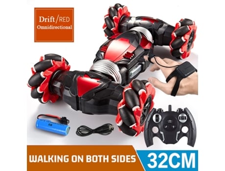 Brinquedo Telecomandado GAATPOT 2.4G Rc 4Wd Radio Control Stunt Car